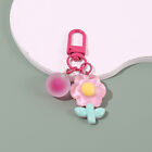 Cartoon Charm Bag Pendant Cute Flower Car Keychain Girl Gift Decoration Keyri Sp