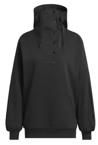 adidas Originals IVY PARK Beyonce Triple Black Snap Collared Hooded Size LARGE - Picture 1 of 6