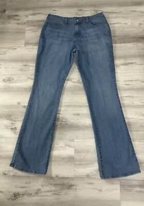 Levis 515 Jeans Womens Blue Denim Bootcut Medium Wash Long Tag 12 L - Picture 1 of 12