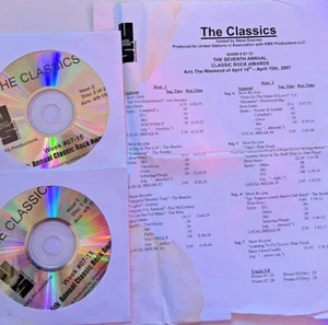 RADIO SHOW 4/14/07 ROCK CLASSICS: BEATLES (5), PINK FLOYD (2), JOURNEY, WHO, U2 - Picture 1 of 1