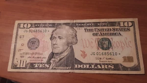2009 $10 Federal Reserve Star Note Chicago Bill - Picture 1 of 2