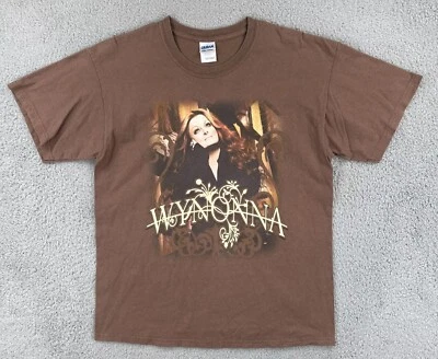 Vintage GILDAN Mens L Brown T Shirt Wynona Country Music Graphic Print Tee Y2K - Image 1 of 4