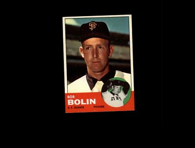 1963 Topps 106 Bobby Bolin EX-MT #D1,203191 - Image 1 of 2