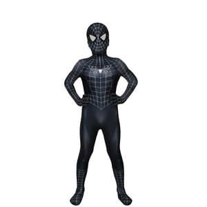 Venom Costume Cosplay Suit Kids Eddie Brock Spider-Man 3 Outfit 3D Printed New