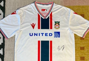 Rob McElhenney Signed Autograph Welcome to Wrexham A.F.C. Soccer Jersey TV Sunny - Picture 1 of 5