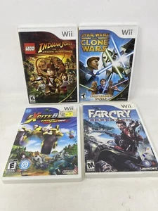 Nintendo Wii Spiel 4 Stück Excite Bike Indiana Jones Far Cry Star Wars Clone War - Bild 1 von 24