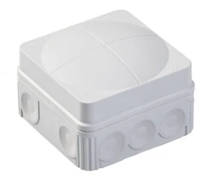 108/5 Gris - IP66 Impermeable Caja de Conexión al Exterior con Conector - Imagen 1 de 2