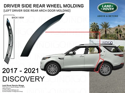 Moldura de puerta de arco de rueda trasera izquierda Land Rover Discovery Driver 2017-2021 LR117004 Foto 1 de 3