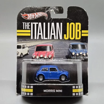 Morris Mini Cooper The Italian Job Retro Entertainment Blue 2012 Hot Wheels - Image 1 of 4