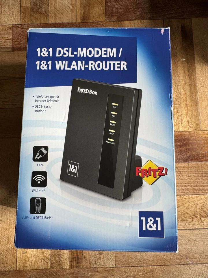 FRITZ!Box 7412 1&1 DSL-Modem/WLAN-Router - Bild 1 von 4