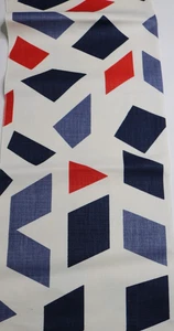 Christopher Farr Tela 34"X22" Remanente "Orquesta" Rojo Marino - Imagen 1 de 4
