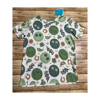 Posh Peanut St Patricks Day Ronan Bamboo Tshirt 10/12y NWT - Image 1 of 3