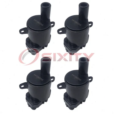 4 pc Hitachi Ignition Coils for 2007 Chevrolet Silverado 1500 Classic 5.3L wp - Image 1 of 4