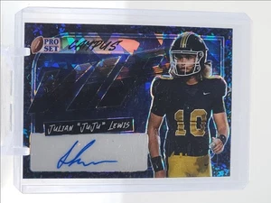 JULIAN "JUJU" LEWIS 2023 LEAF PRO SET VIP CAMPUS BLUE CRYSTAL AUTO 1/10 Q5691 - Picture 1 of 2