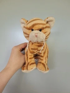 Tesco Jengibre Gato Gatito Juguete Suave Peluche Gorro Tigre Doudou 2003 Tabby - Imagen 1 de 6