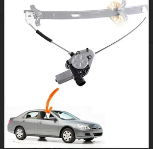 For 2003-2007 Honda Accord Coupe Front Right Power Window Regulator With Motor - Foto 1 di 3