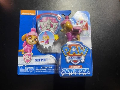 Nuevo Paw Patrol Nickelodeon The Great Snow Rescue SKYE Juguete Figura Juego Foto 1 de 2