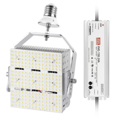 150W LED Shoebox Retrofit Kit (Input 277-480V) 21000LM E39 Outdoor Parking Light - Image 1 of 4
