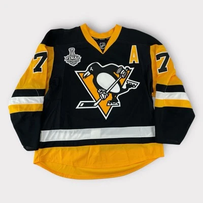 Camiseta deportiva Reebok Pittsburgh Penguins Evgeni Malkin 2016 Stanley Cup Finals TI MIC Foto 1 de 4