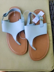 NWT Sonoma Light Blue Sandals Buckle Corinne Light Blue Size 9 MSRP $24.99 - Picture 1 of 2