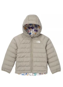 Chaqueta perrito reversible gris arcilla North Face para niños talla 6 nueva con etiquetas - Imagen 1 de 10