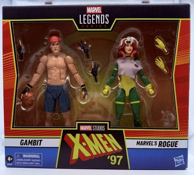 GAMBIT & ROGUE X-MEN '97 Marvel Legends Figures 2-PACK BOXED SET, READY TO SHIP - Image 1 of 2