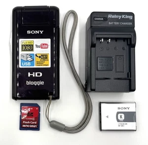 Sony Bloggie MHS-PM5 fotocamera digitale mobile HD con accessori - testata funziona - Foto 1 di 9