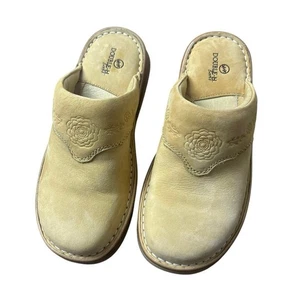 Double H Leder Clogs Pantoletten Gr. 6M Slipper Komfort Western Freizeitschuhe - Bild 1 von 6
