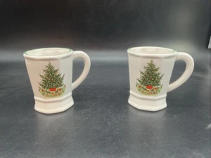 2 Pfaltzgraff Christmas Heritage Coffee Mugs 4” T - Picture 1 of 7