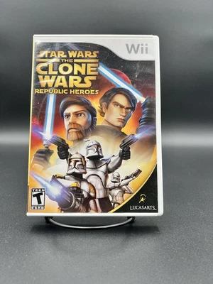 Star Wars: The Clone Wars - Republic Heroes (Nintendo Wii) CIB - Image 1 of 4