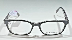 Covergirl CG0529-1 Black Silver Pink Eyeglass Frames 52-17-140 - New - Picture 1 of 6