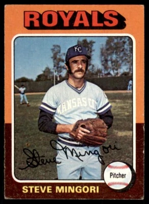 1975 TOPPS: STEVE MINGORI KANSAS CITY ROYALS #544 - Image 1 of 2