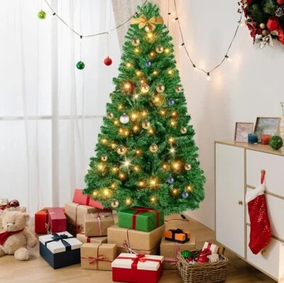 Christmas Xmas Tree 6ft, Xmas Bushy Pine Tree, 600 Tips, Indoor Outdoor  - Image 1 of 2