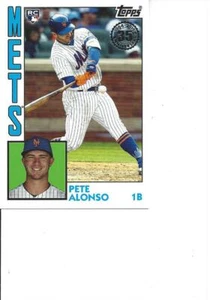 2019 TOPPS UPDATE 35TH 1984 #11 Pete Alonso RC New York Mets - Picture 1 of 1