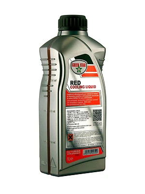Green Star 1lt Liquido antigelo refrigerante Rosso raffreddamento radiatore auto