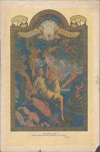 Maxfield Parrish--L.H.J. Edison Mazda Anzeige-----H - Bild 1 von 1
