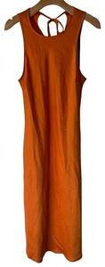 House of Harlow 1960 Dress Womens XS Orange Maxi Sleeveless NEW MSRP $298 - Picture 1 of 10