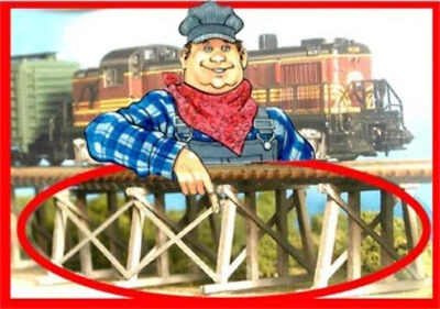 Bar Mills Models 0304 N Scale Lowboy Trestle (Kit) - Image 1 of 2