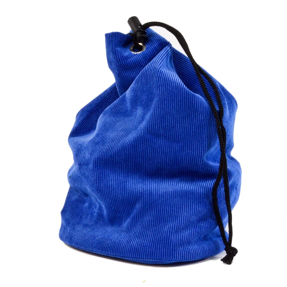 New Drawstring Chess Pieces Bag – Locking Clasp - Blue - Image 1 of 1