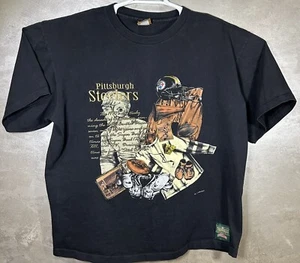 Pittsburgh Steelers Single Stitch 1993 XL Nutmeg Mills Throwback Edition Vintage - Picture 1 of 10