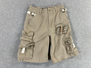 Polo Ralph Lauren Distressed Cotton Cargo Shorts (Boy's Size 8) Tan - Picture 1 of 10