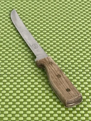 Cuchillo cortador de gran hoja de acero al molibdeno Carvel Hall mango de madera Japón hoja de 8" Foto 1 de 4