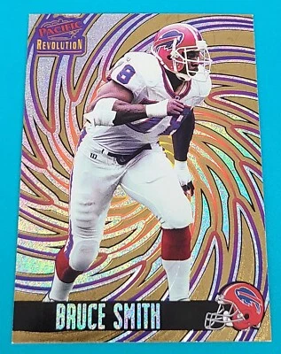 1998 Pacific Revolution #17 Bruce Smith - HOF - Buffalo Bills FOOTBALL Card q - Image 1 of 2