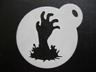 60mm zombie hand design cake, cookie, craft & face painting stencil