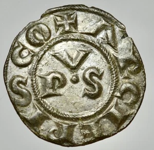 RAVENNA - ANONIME ARCIVESCOVILI XIII-XIV SEC. -MI/ DENARO - Picture 1 of 2