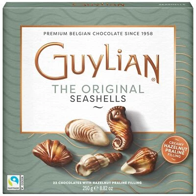 22 trufas de bombón de avellana gourmet concha de chocolate belga de GuyLian A... Foto 1 de 4