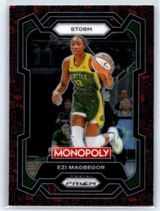 2024 Panini Prizm Monopoly WNBA Ezi Magbegor Red Classic Icon #8 Seattle Storm - Picture 1 of 2