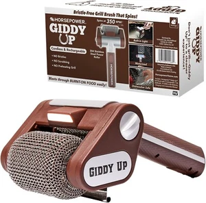 Pulitore per griglia Horsepower Giddy up COMEEN-ON-TV! - Barbecue senza fili, ricaricabile a - Foto 1 di 8