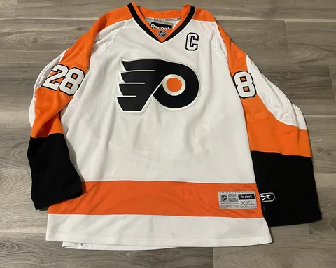 Reebok Claude Giroux #28 Philadelphia Flyers Jersey Size Mens XXL Orange NHL Cover
