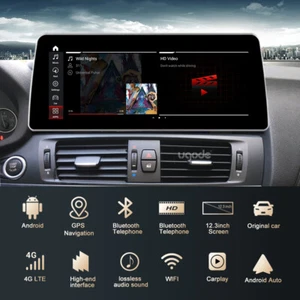 Ugode 12.3inch Android Screen UPGRADE Stereo GPS BMW X3 X4 F25 F26 2013-2016 NBT - Picture 1 of 11